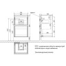 Тумба LEMARK COMBI 45 см под раковину, подвесная/напольная, 2 ящика, фасад Дуб кантри, корпус белый глянец LM03C45T-dub